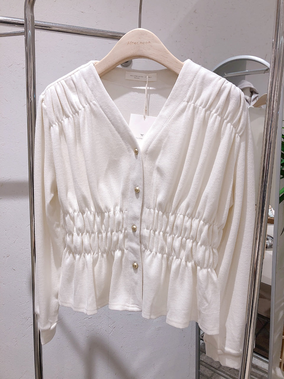 HELLO MILK TEE- 85643 質感小衫