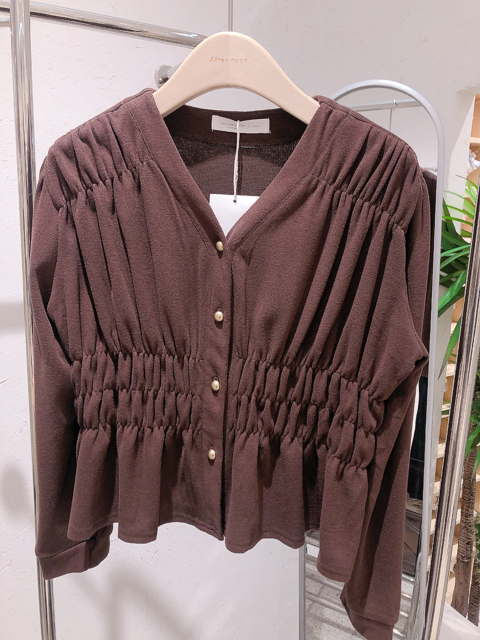 HELLO MILK TEE- 85643 質感小衫