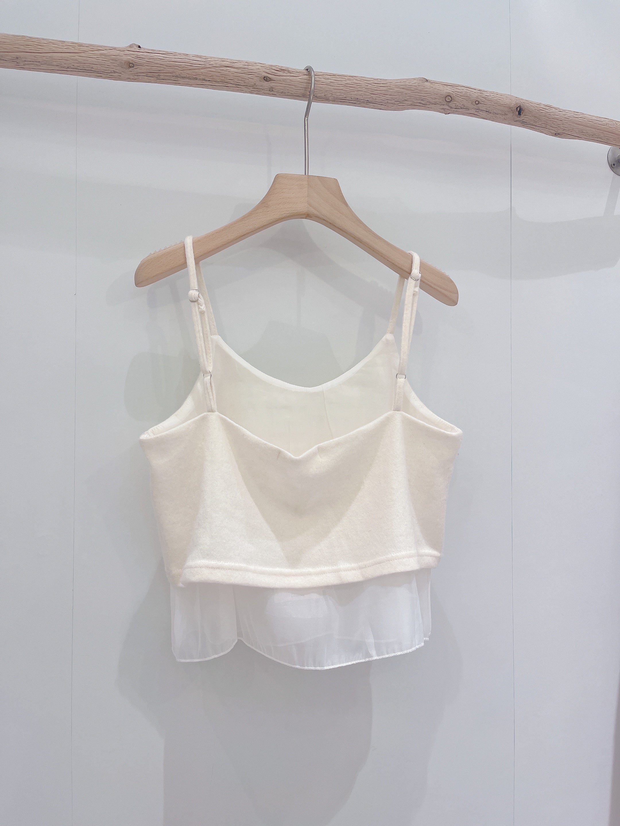 HELLO MILK TEE- 85830 針織吊帶