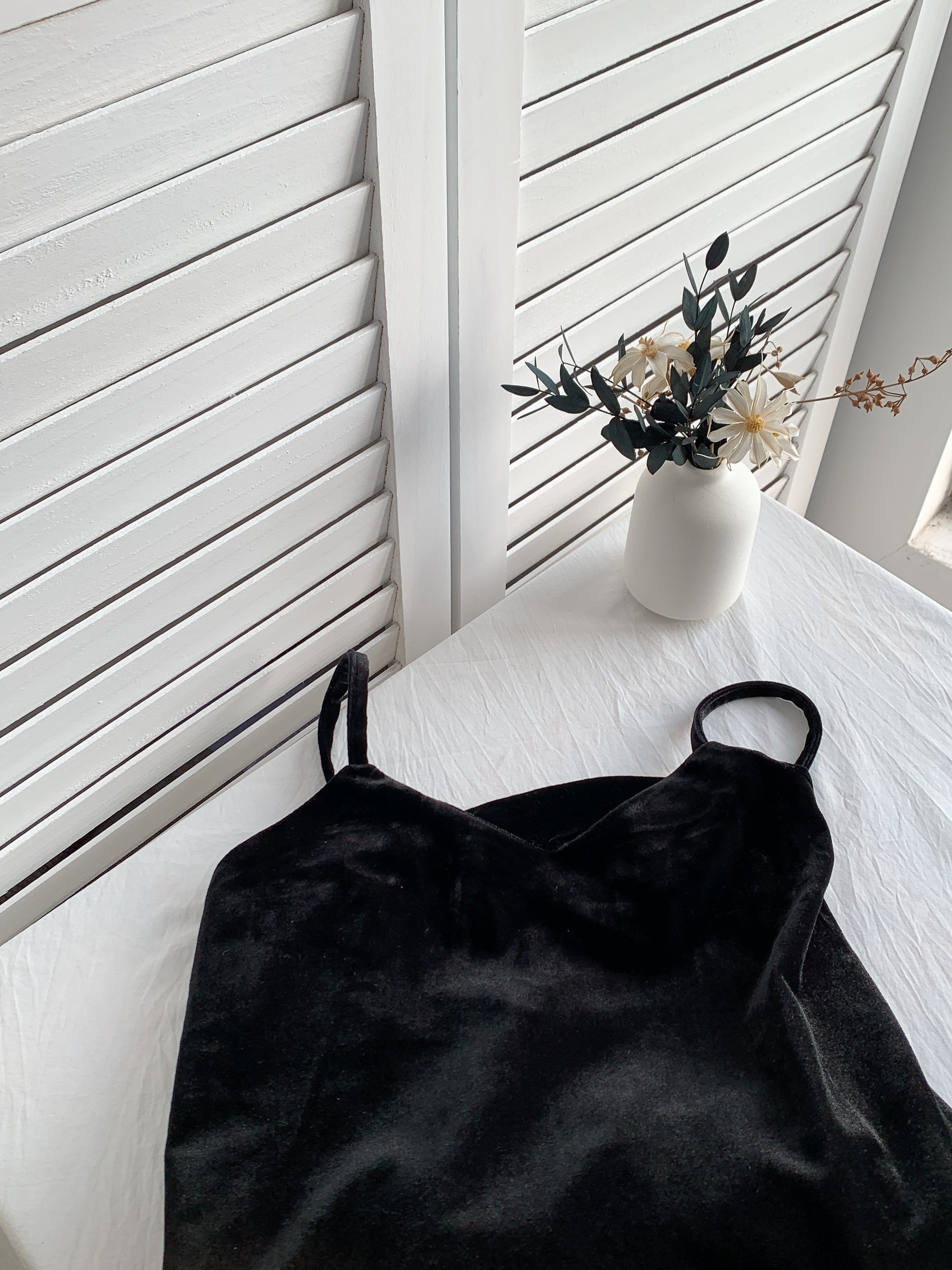 HELLO MILK TEE- 85839 氣質吊帶裙