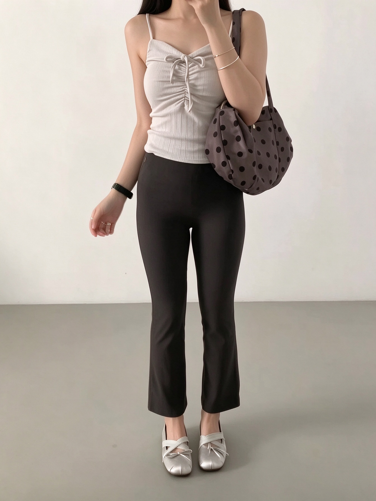 HELLO MILK TEE- 86784   百搭瑜伽褲