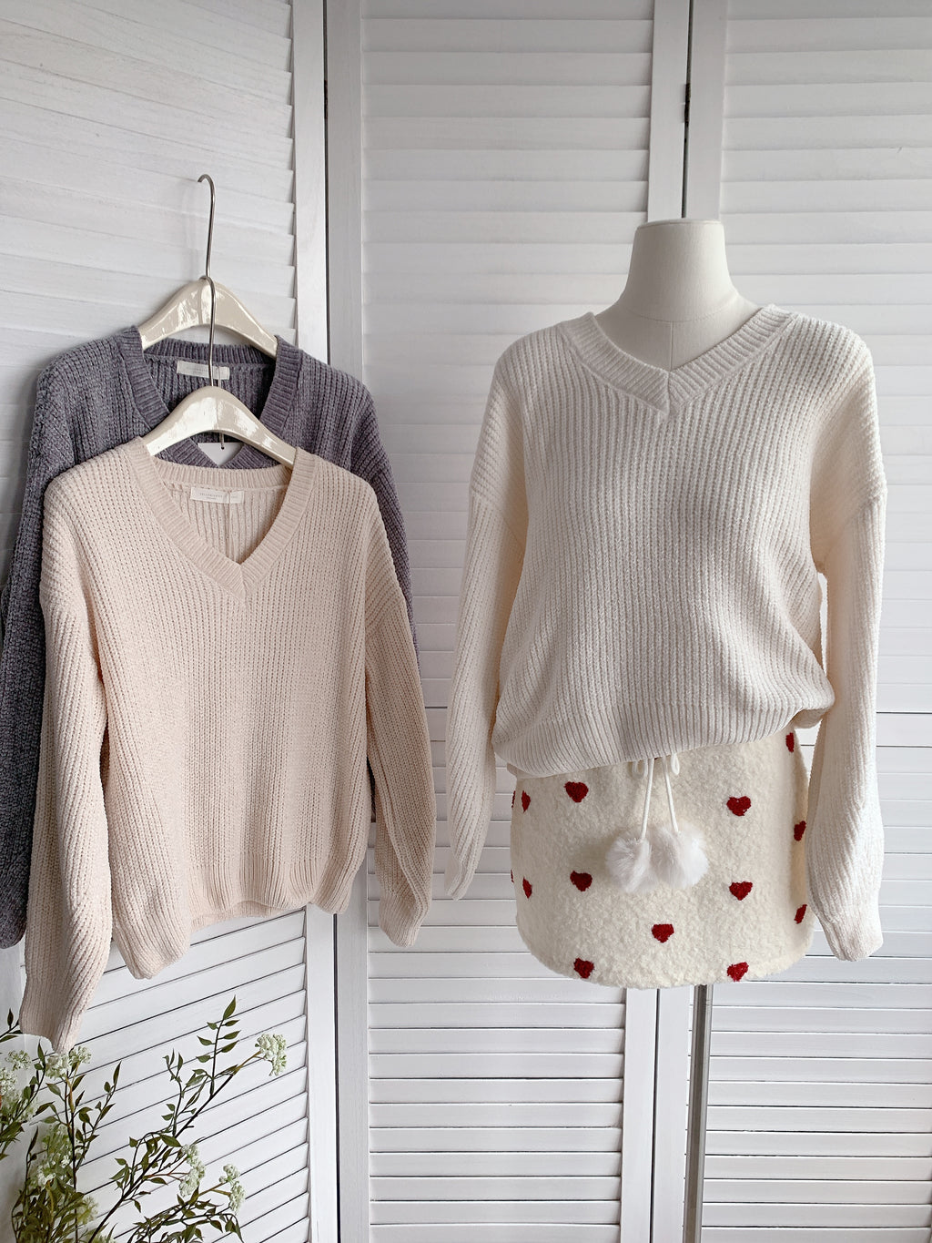 HELLO MILK TEE-85870 休閒針織衫