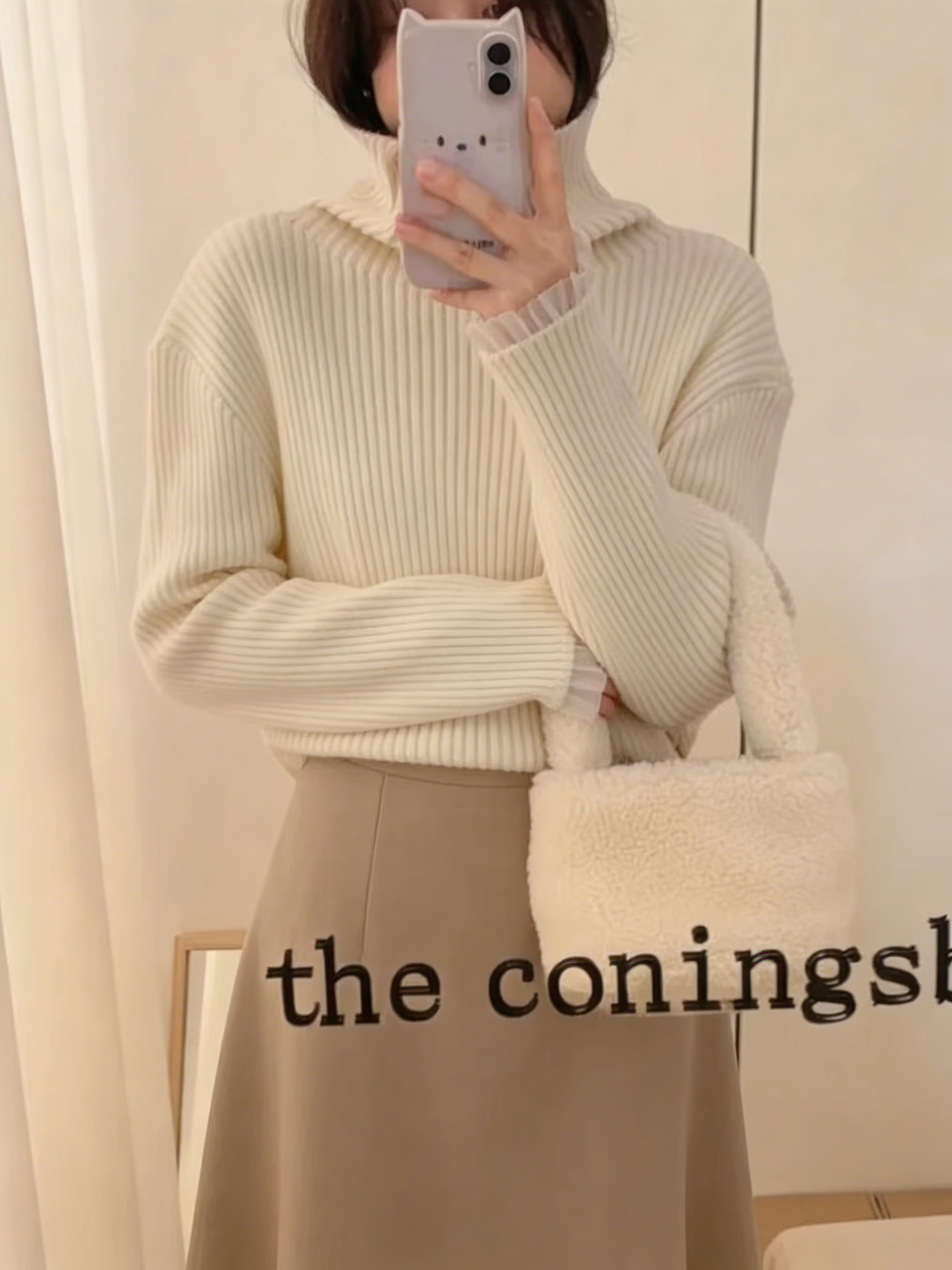 HELLO MILK TEE- 85851 花邊袖上衣