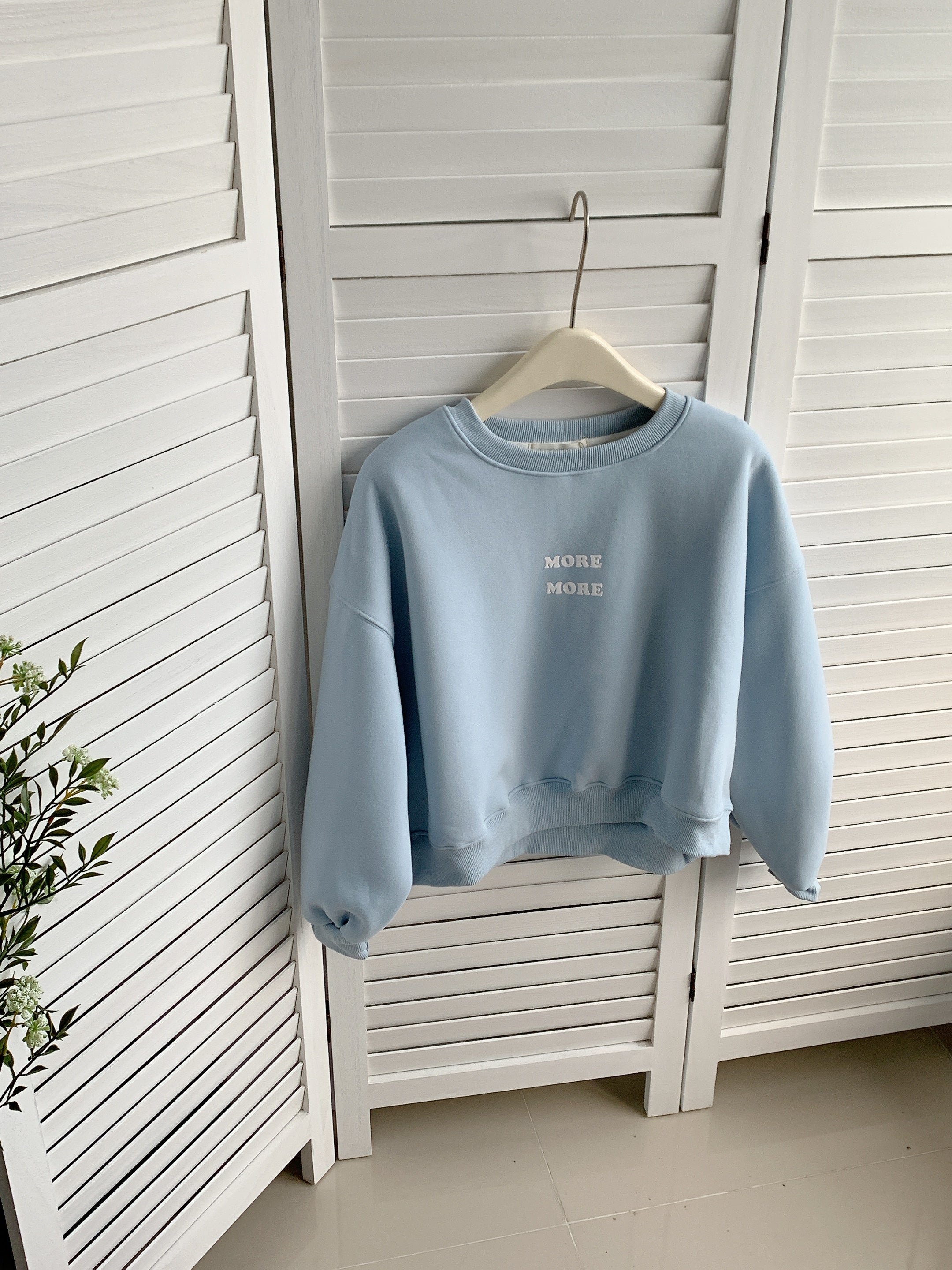 HELLO MILK TEE- 85884 圓領衛衣