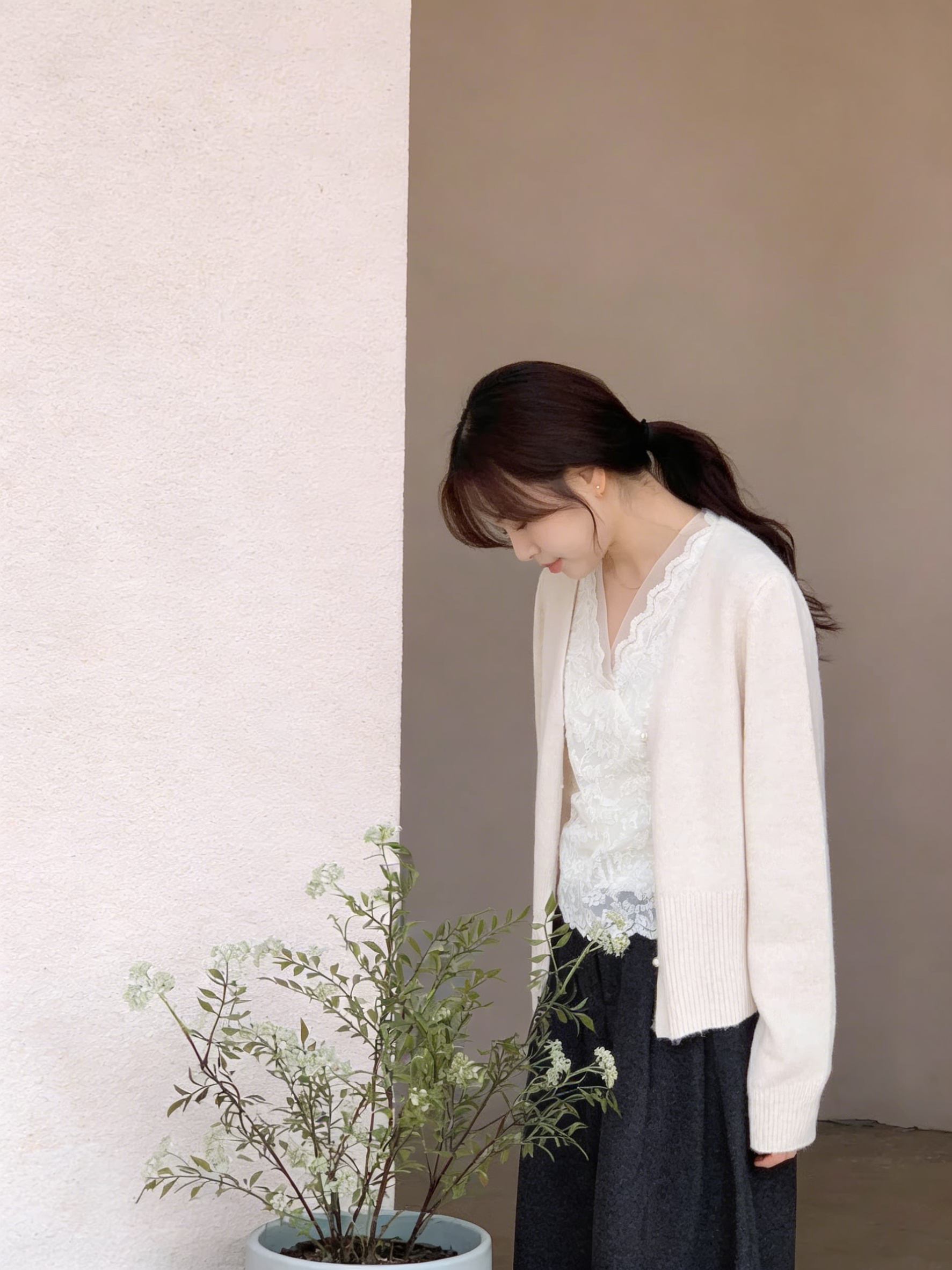 HELLO MILK TEE- 85867 針織開衫