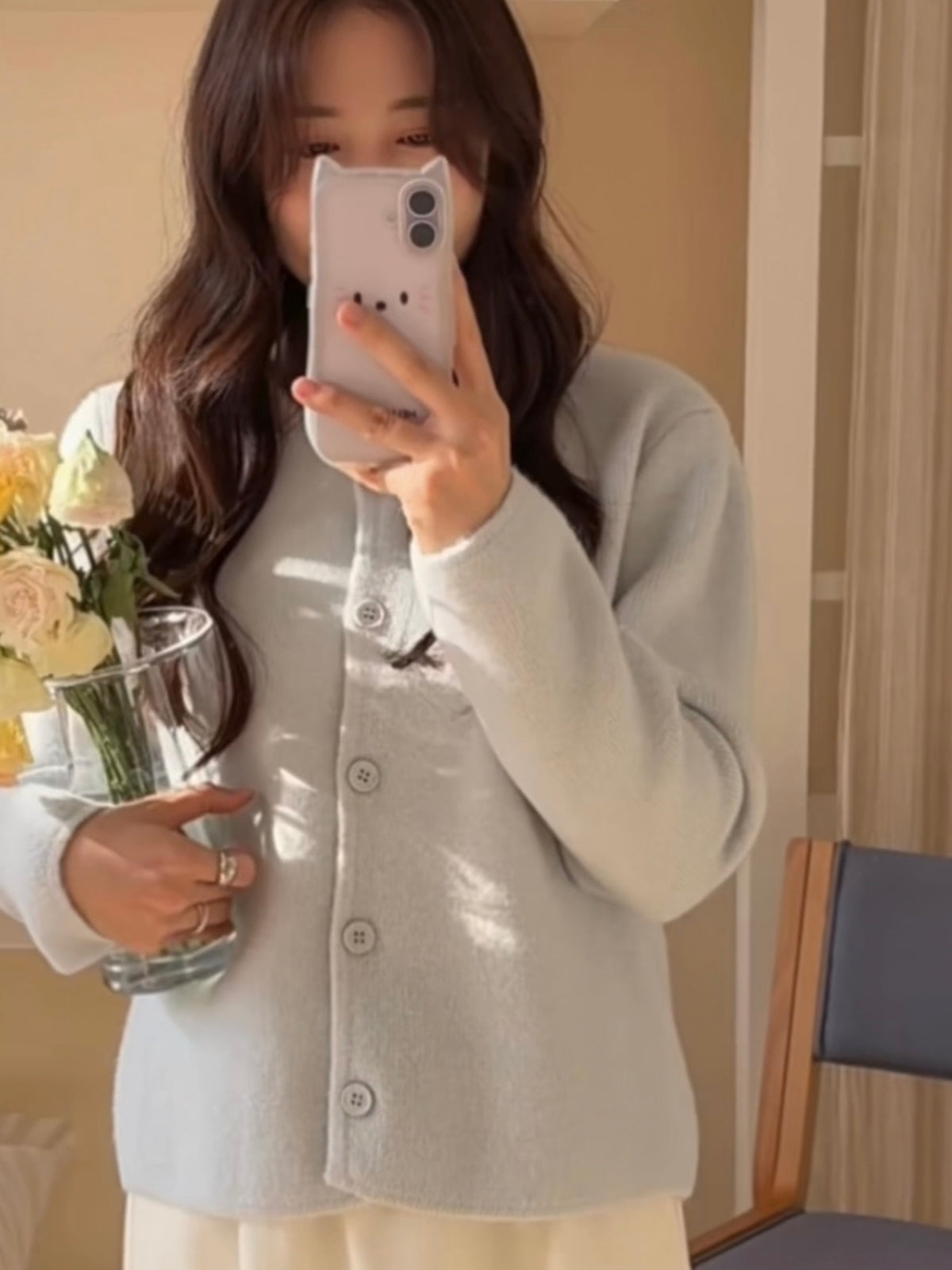 HELLO MILK TEE-85889 圓領上衣