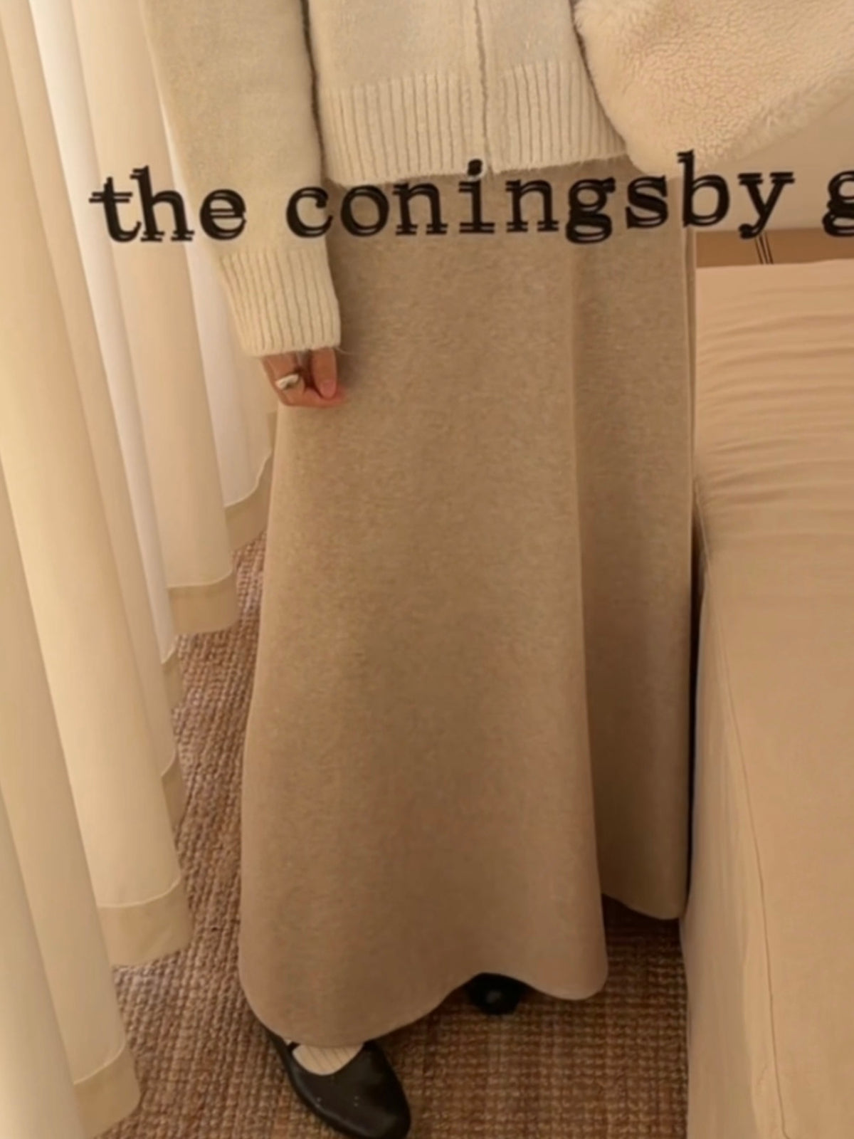 HELLO MILK TEE- 85908 軟糯半裙