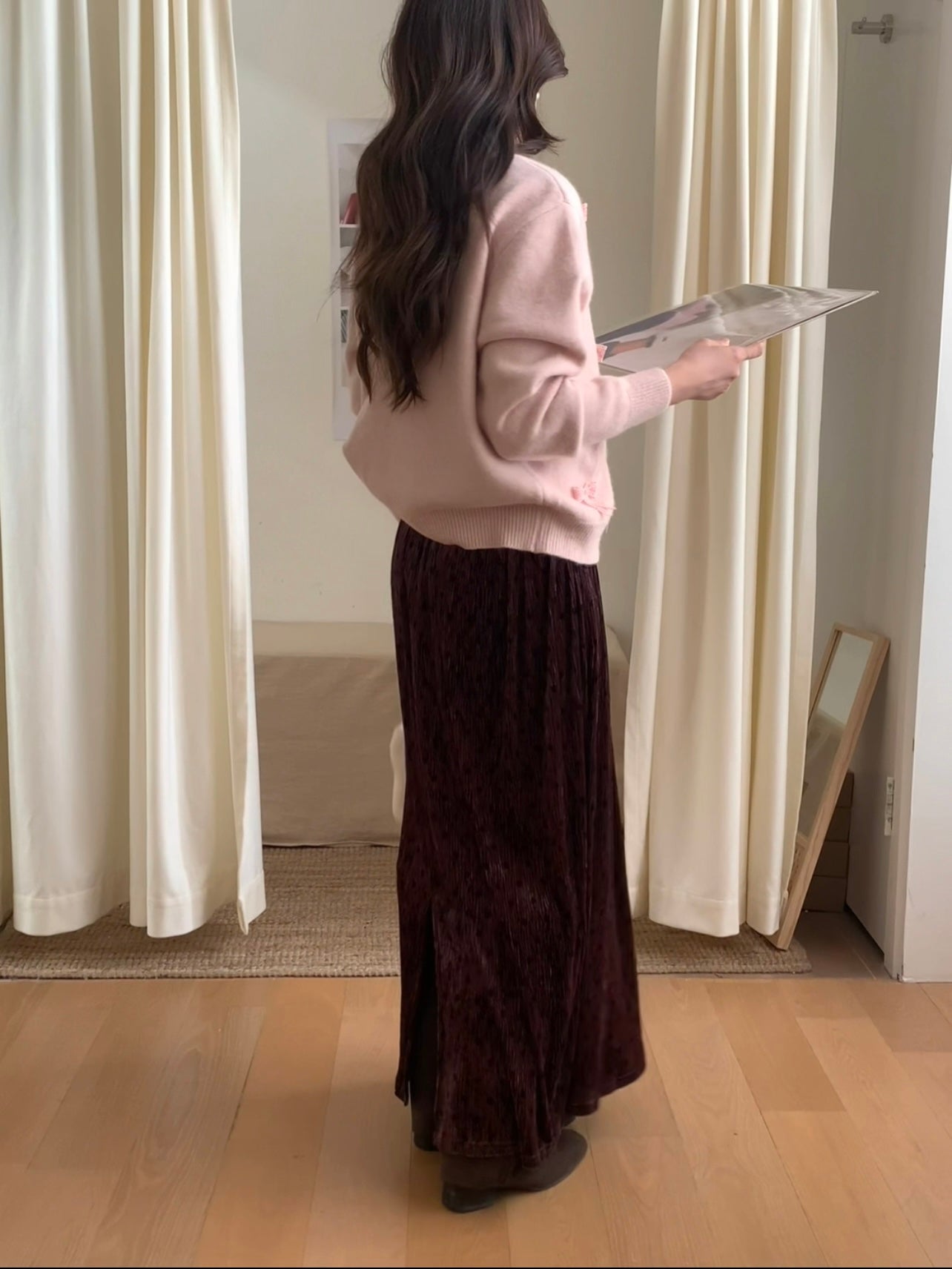 HELLO MILK TEE- 85913 直筒半裙