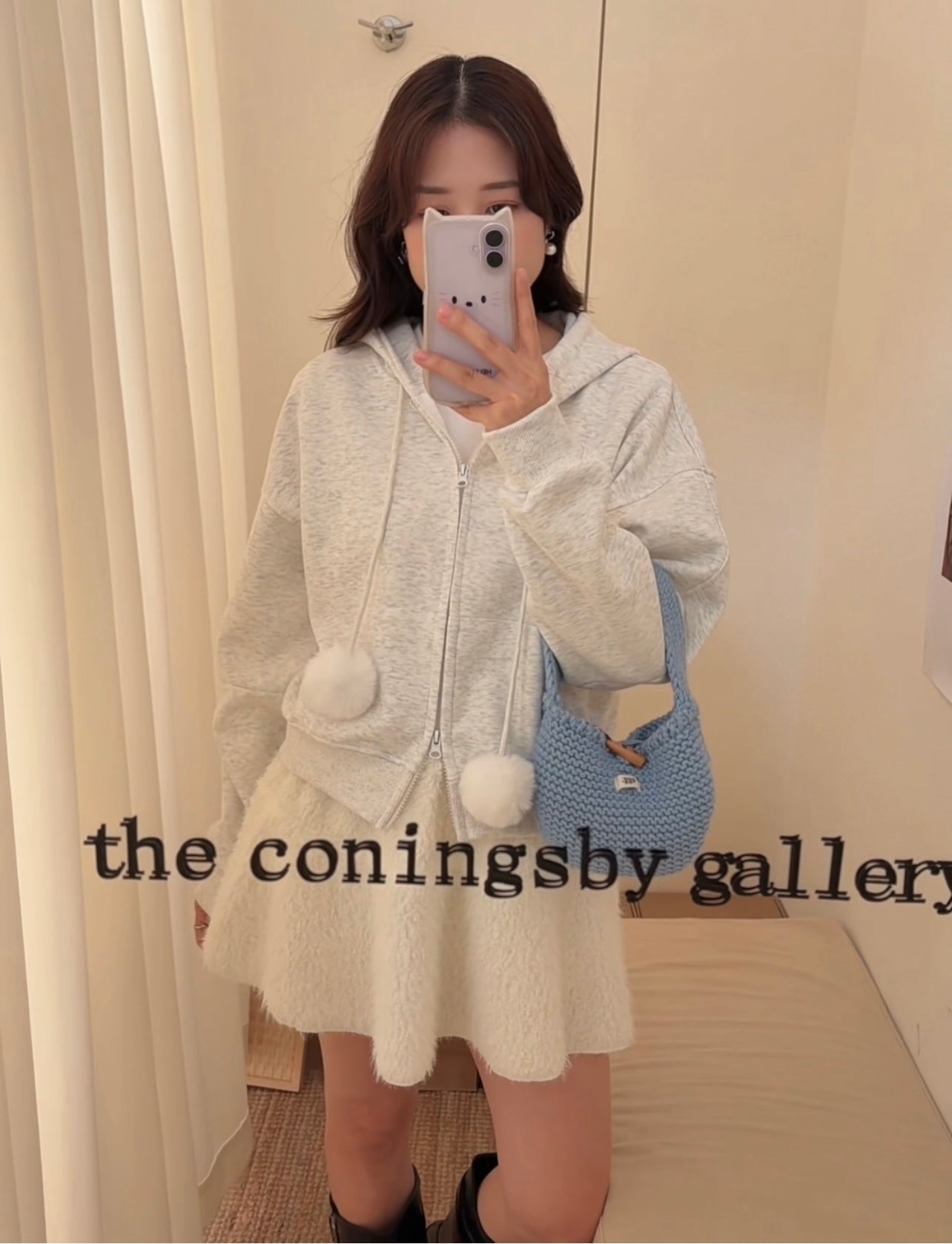 HELLO MILK TEE- 85847 拉鏈外套