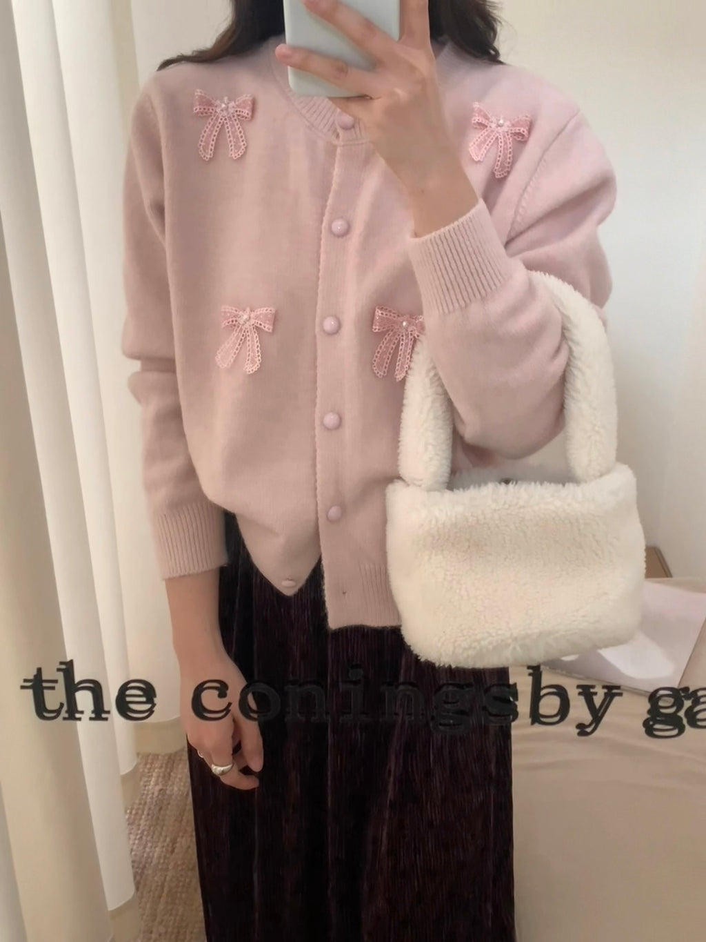 HELLO MILK TEE- 85888 蝴蝶結上衣