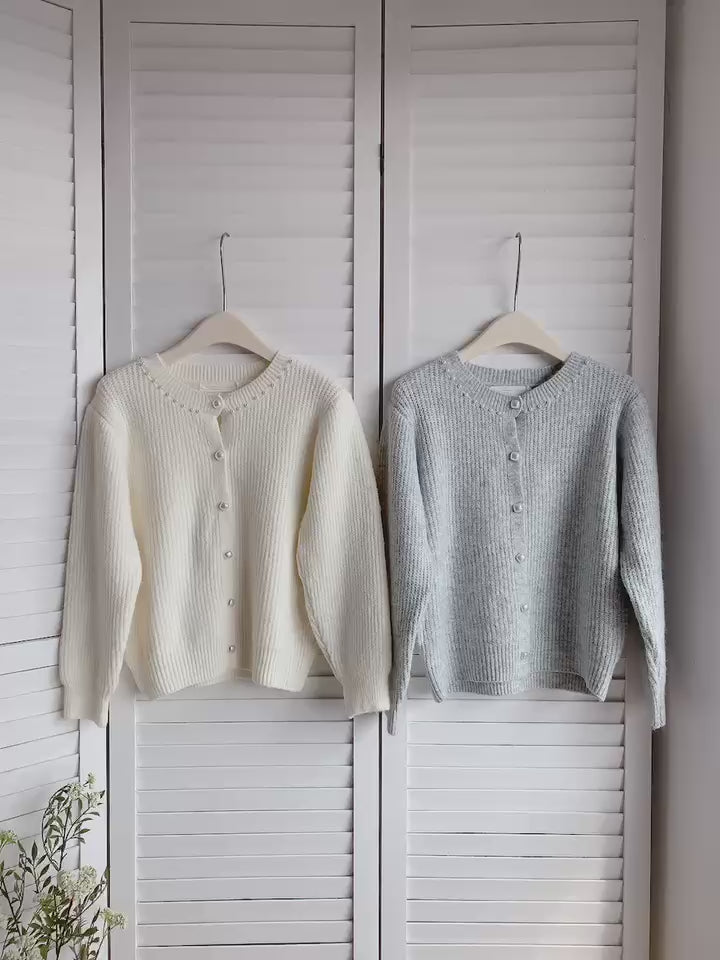 HELLO MILK TEE- 85605 圓領釘珠衫