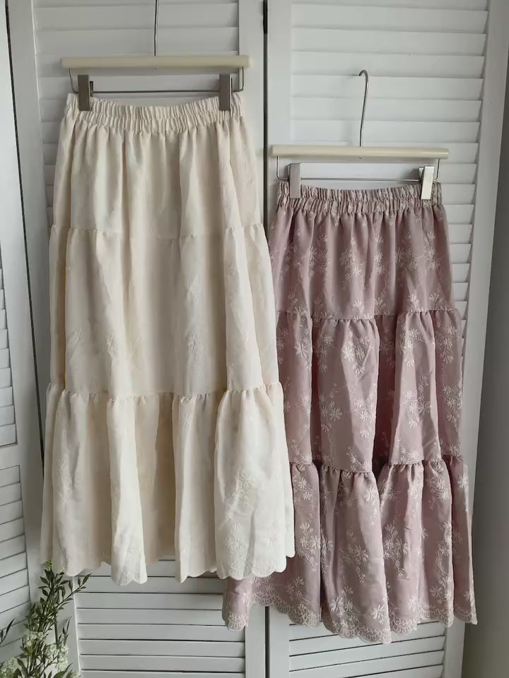 HELLO MILK TEE- 85476 印花半裙