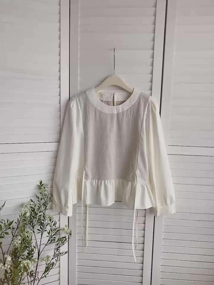 HELLO MILK TEE- 85639 圓領上衣