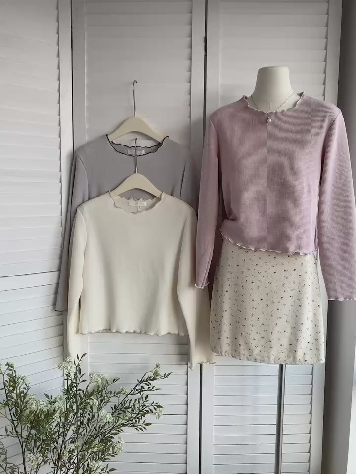 HELLO MILK TEE- 85485 簡約小衫