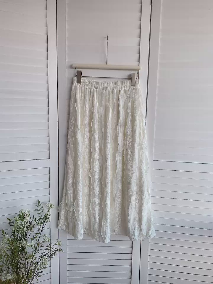 HELLO MILK TEE- 85759 直筒半裙