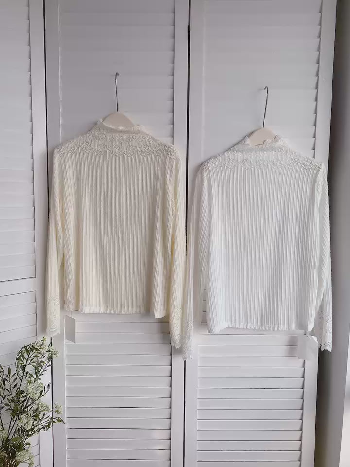 HELLO MILK TEE- 85710 拼接上衣