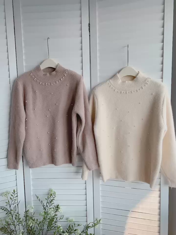 HELLO MILK TEE- 85784 韓系釘珠衫