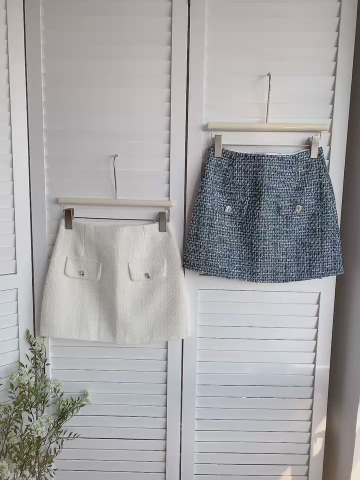 HELLO MILK TEE- 85659 百搭短裙