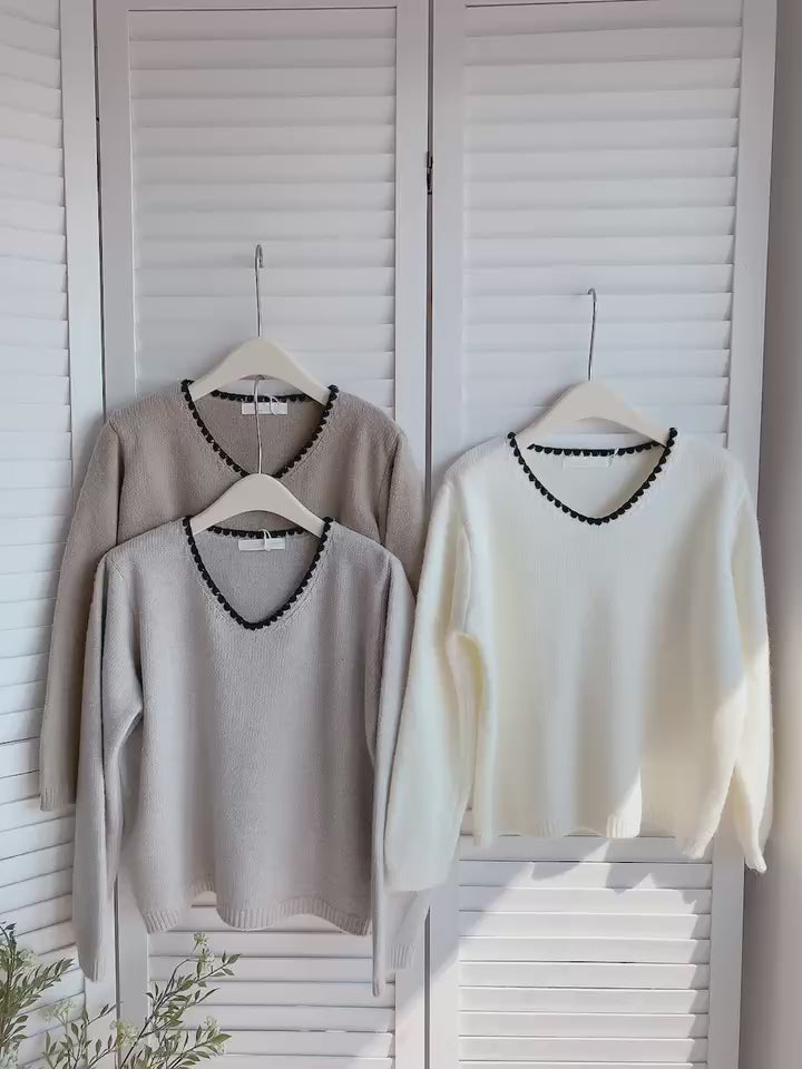 HELLO MILK TEE- 85845 撞色上衣