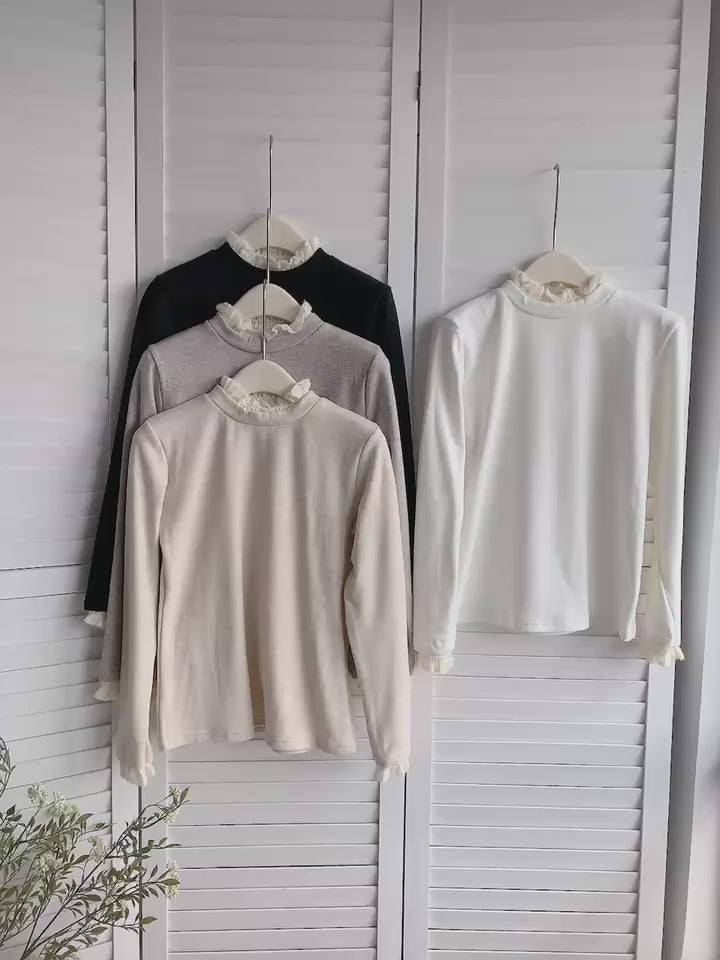 HELLO MILK TEE- 85841 高領打底衫