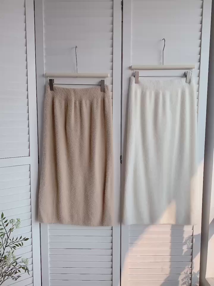 HELLO MILK TEE- 85790 針織半裙