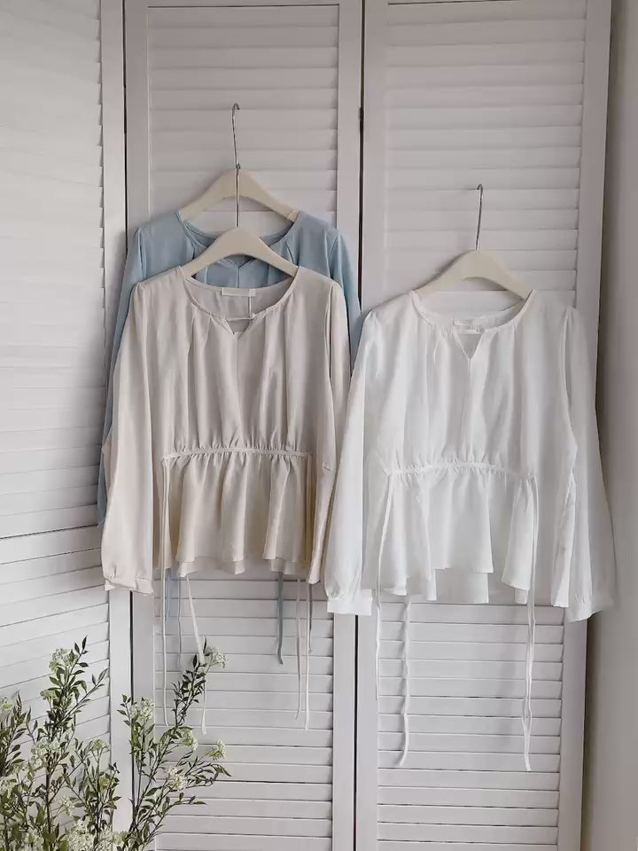 HELLO MILK TEE- 85635 韓系上衣