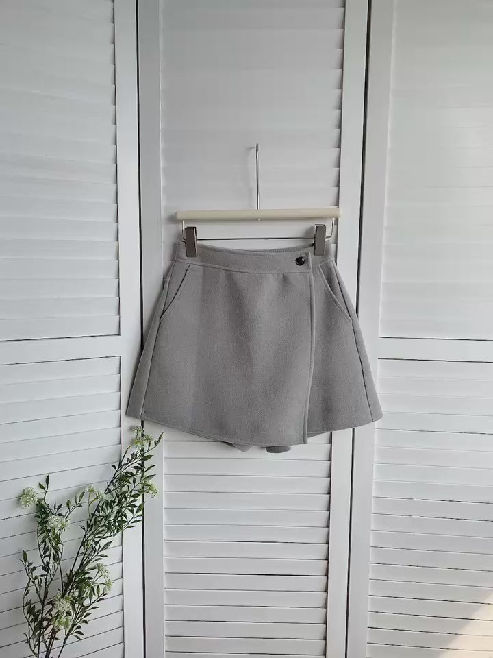 HELLO MILK TEE- 85739 羊絨裙褲