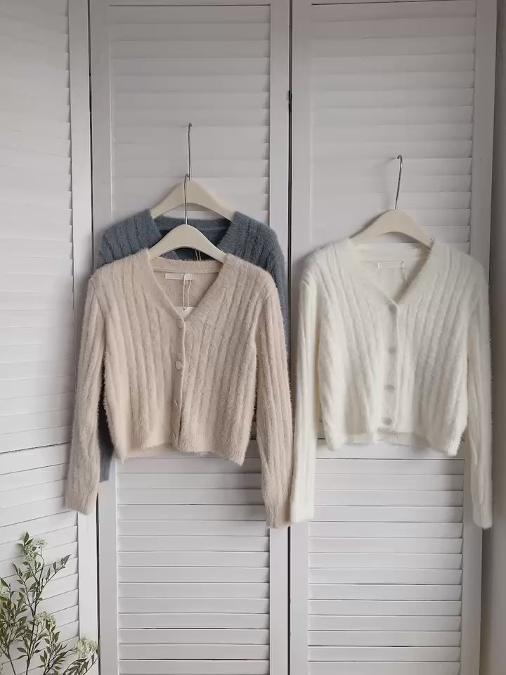 HELLO MILK TEE- 85652 針織開衫