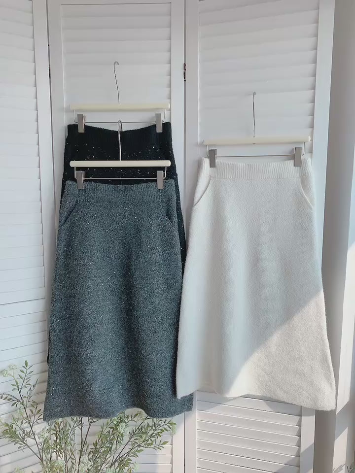 HELLO MILK TEE- 85789 百搭半裙