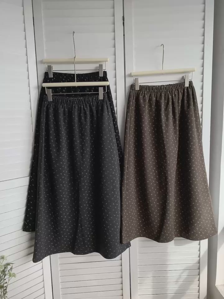 HELLO MILK TEE- 85719 碎花半裙