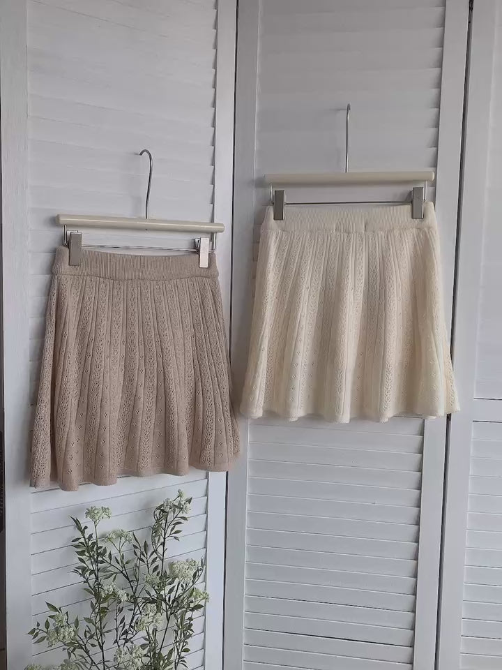 HELLO MILK TEE- 85489 針織半裙