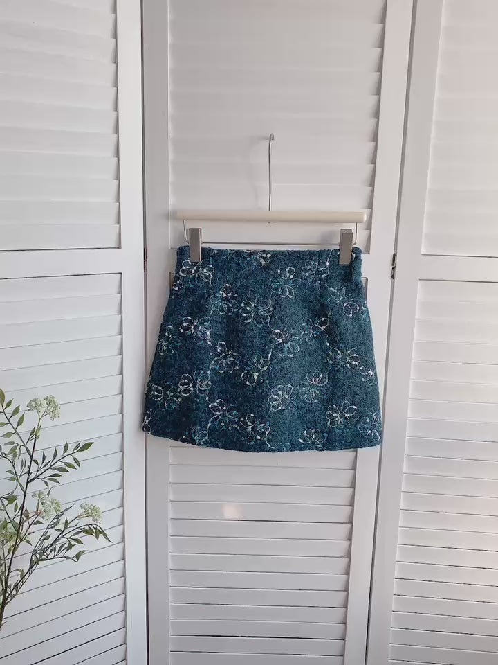 HELLO MILK TEE- 85802 質感短裙