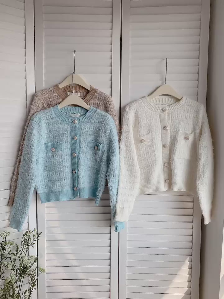 HELLO MILK TEE- 85597 小香風上衣