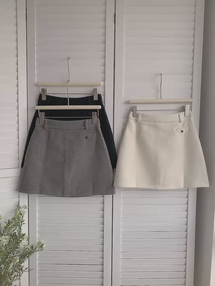 HELLO MILK TEE- 85737 百搭短裙