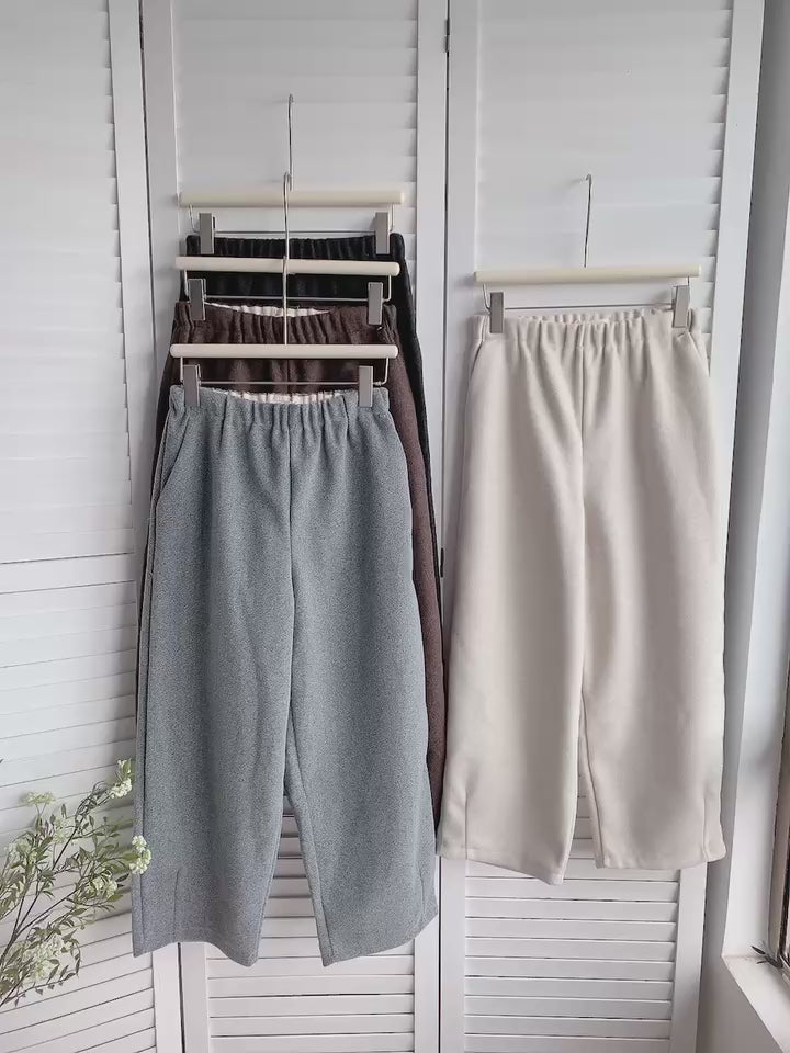 HELLO MILK TEE- 85808 休閑長褲