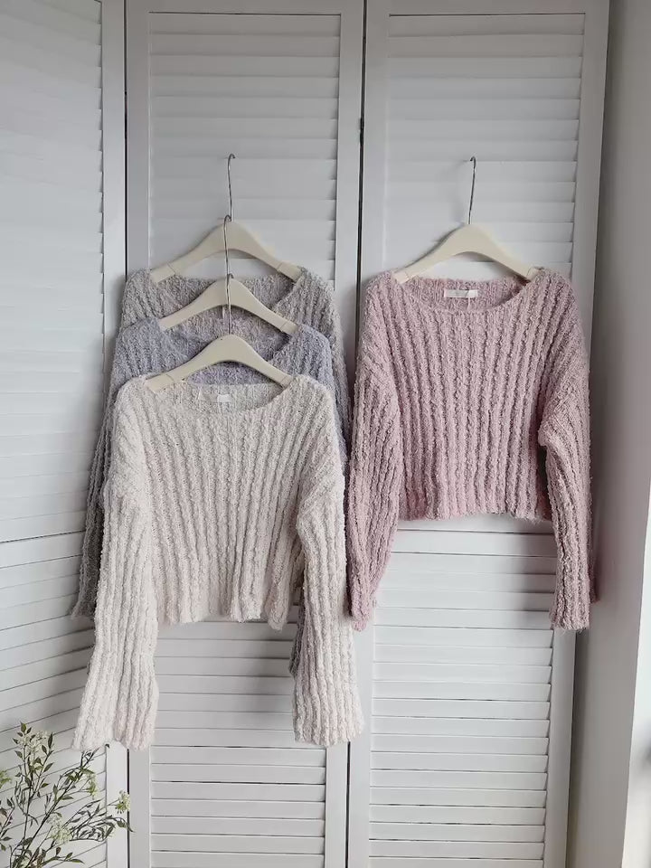 HELLO MILK TEE- 85699 圓領毛衣