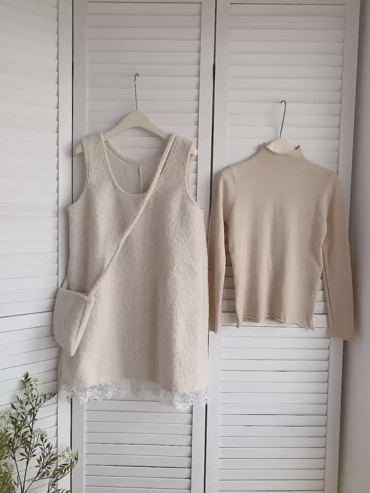 HELLO MILK TEE- 85644 韓系套裝