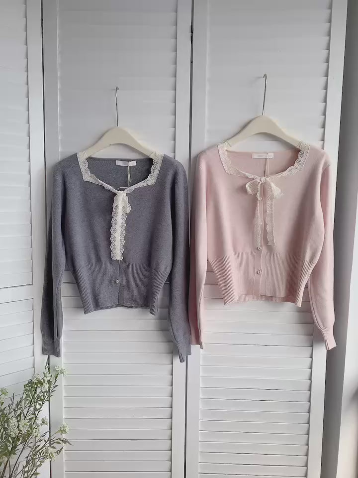 HELLO MILK TEE- 85763 拼接針織衫