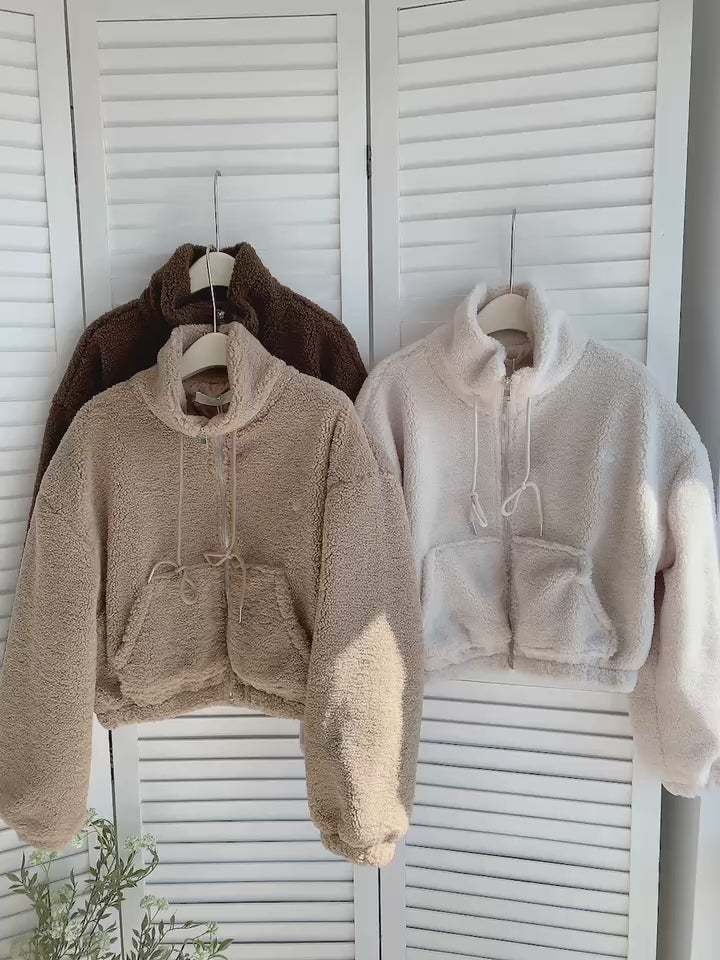 HELLO MILK TEE- 85834 立領外套