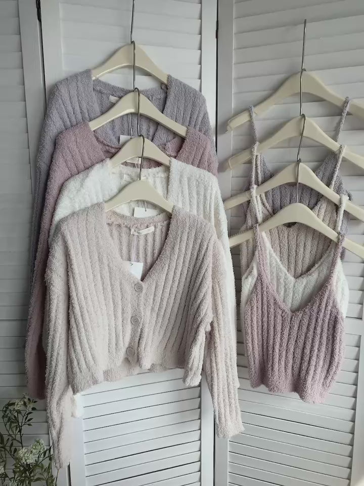 HELLO MILK TEE- 85562 針織兩件套