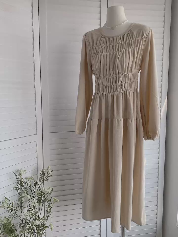 HELLO MILK TEE- 85478 簡約連衣裙