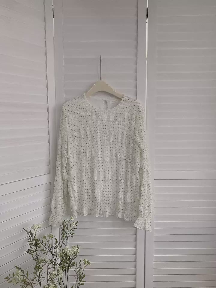 HELLO MILK TEE- 85509 波點小衫