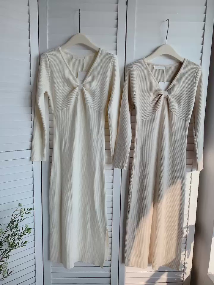 HELLO MILK TEE- 85780 針織連衣裙