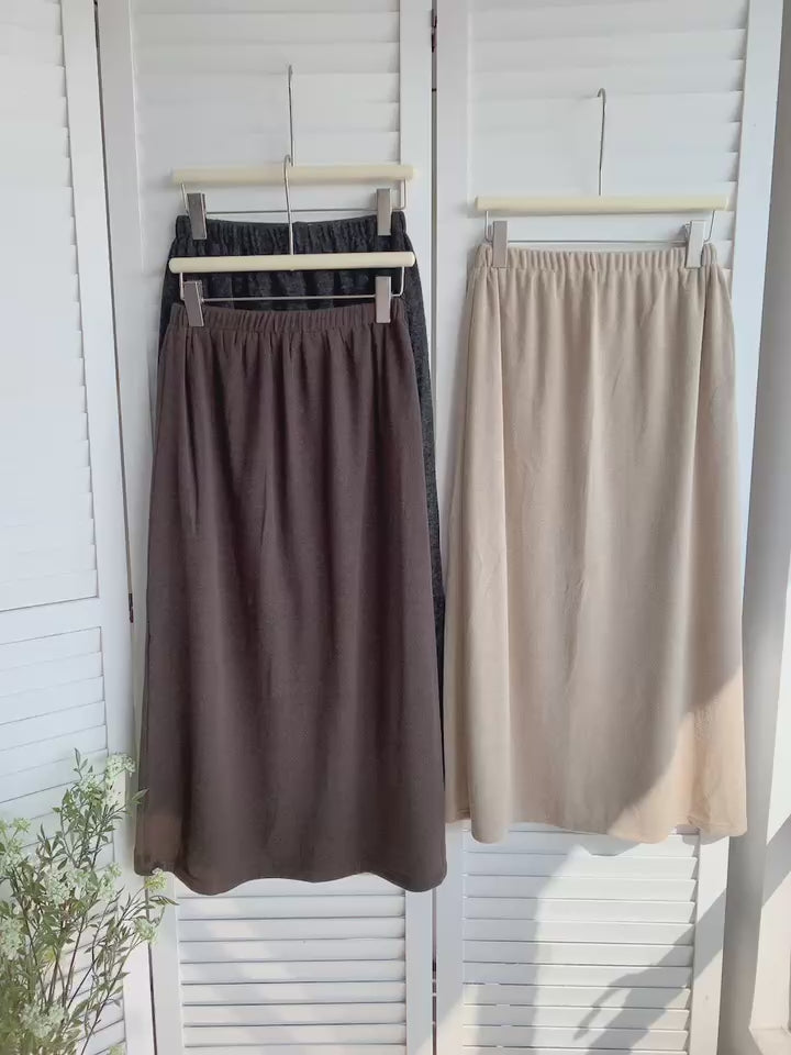 HELLO MILK TEE- 85718 純色半裙