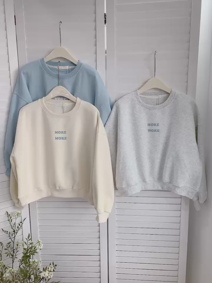 HELLO MILK TEE- 85678 圓領衛衣